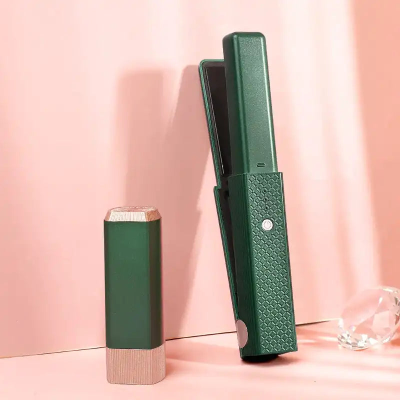 Portable heat straightener