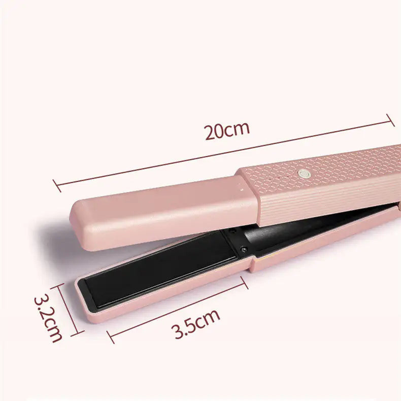 Portable heat straightener